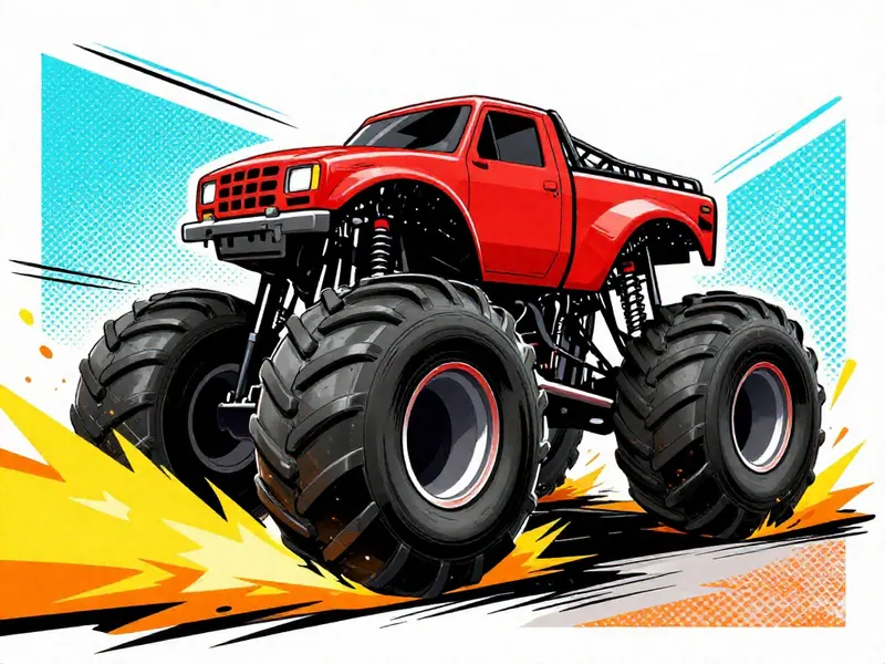 Monster Truck Driving Stunt Game Sim cover art