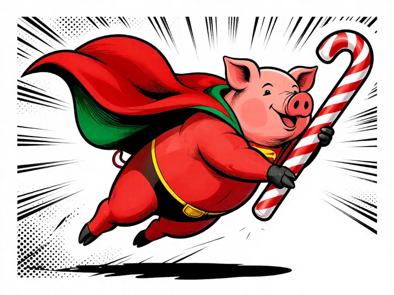 Super Pig on Xmas cover art