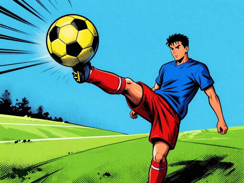 Kick the soccer ball (kick ups) cover art