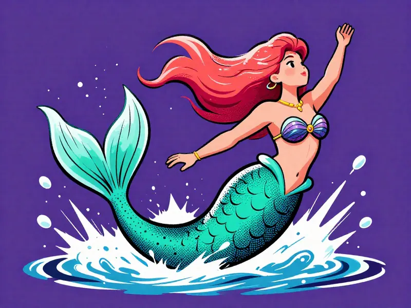 Messy Little Mermaid Makeover-Game cover art