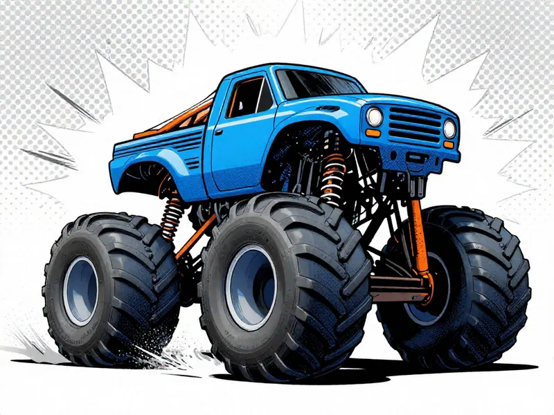 Monster-Truck-Parking Free 3D Blue cover art