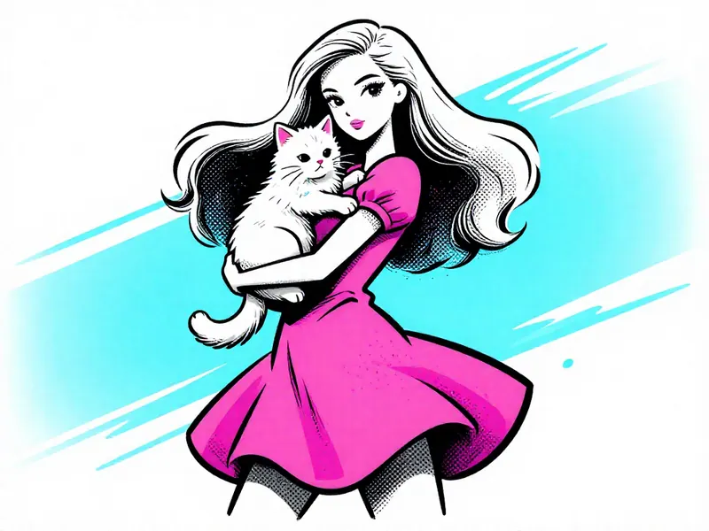 Barbie With Kitty cover art