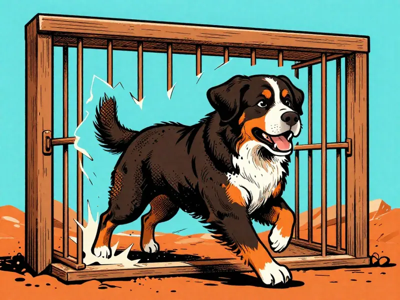 Bernese Mountain Dog Escape cover art