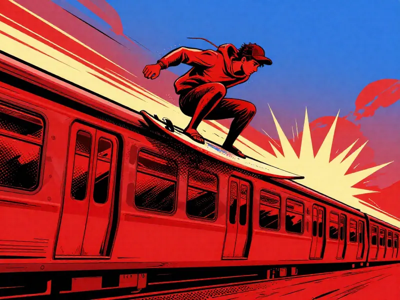 Train subway surfers cover art