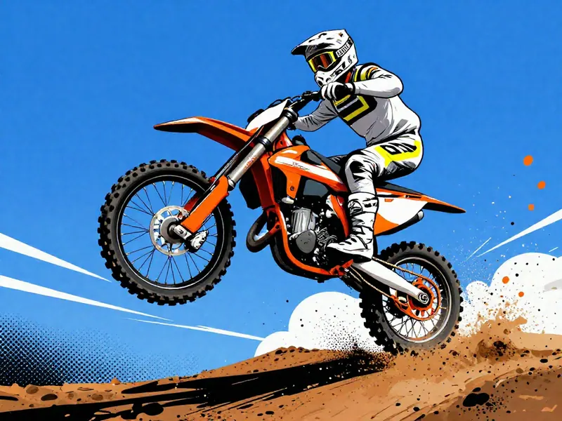 Off road motocross cover art